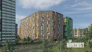 1-к квартира, строящийся дом, 40м2, 16/17 этаж