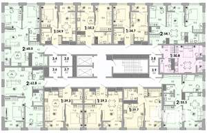 1-к квартира, вторичка, 35м2, 6/17 этаж