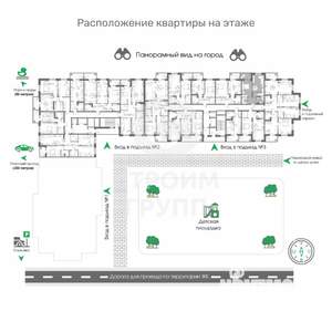 1-к квартира, вторичка, 49м2, 17/17 этаж