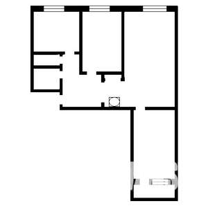 3-к квартира, вторичка, 68м2, 5/9 этаж