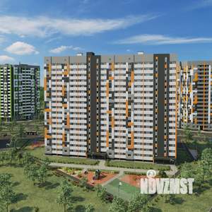 1-к квартира, строящийся дом, 38м2, 2/17 этаж