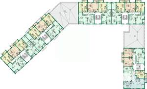 2-к квартира, строящийся дом, 62м2, 3/8 этаж