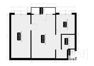 2-к квартира, вторичка, 45м2, 5/5 этаж