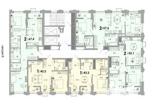 2-к квартира, вторичка, 55м2, 2/16 этаж