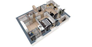 2-к квартира, строящийся дом, 58м2, 3/17 этаж