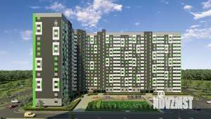 2-к квартира, строящийся дом, 57м2, 16/17 этаж