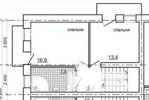 3-к квартира, вторичка, 144м2, 3/3 этаж