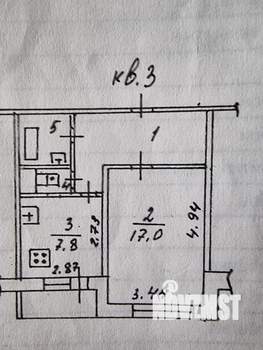 1-к квартира, вторичка, 38м2, 1/10 этаж