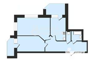 2-к квартира, вторичка, 62м2, 2/14 этаж