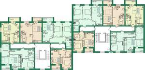 2-к квартира, строящийся дом, 62м2, 2/8 этаж