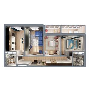 3-к квартира, вторичка, 78м2, 1/17 этаж