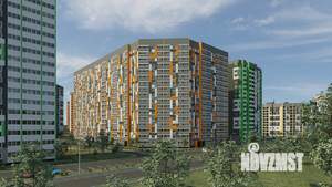 1-к квартира, строящийся дом, 38м2, 4/17 этаж