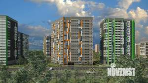 1-к квартира, строящийся дом, 40м2, 12/17 этаж