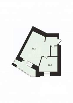 1-к квартира, вторичка, 42м2, 3/14 этаж