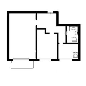 2-к квартира, вторичка, 47м2, 8/9 этаж