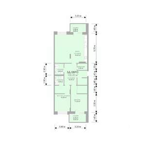 3-к квартира, вторичка, 102м2, 15/17 этаж