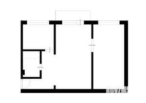 2-к квартира, вторичка, 44м2, 5/5 этаж