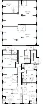 2-к квартира, вторичка, 45м2, 1/17 этаж