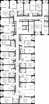 1-к квартира, вторичка, 39м2, 11/17 этаж