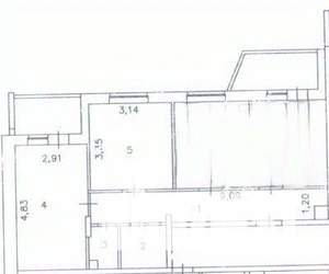 2-к квартира, вторичка, 60м2, 12/18 этаж
