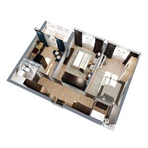 2-к квартира, строящийся дом, 59м2, 1/17 этаж