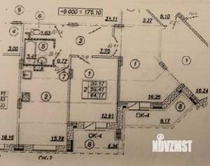 2-к квартира, вторичка, 70м2, 7/14 этаж