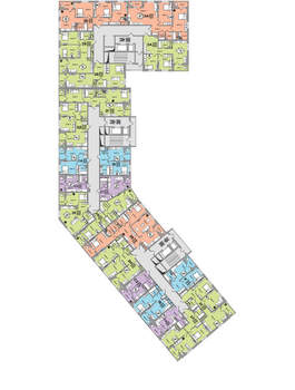 2-к квартира, вторичка, 56м2, 7/17 этаж