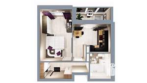 1-к квартира, сданный дом, 39м2, 11/17 этаж