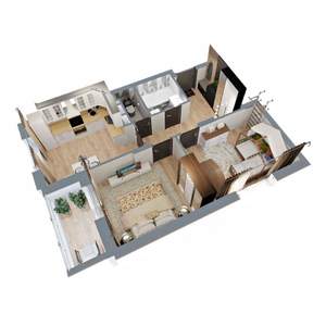 2-к квартира, строящийся дом, 51м2, 1/17 этаж