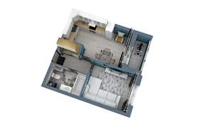 1-к квартира, сданный дом, 38м2, 17/17 этаж