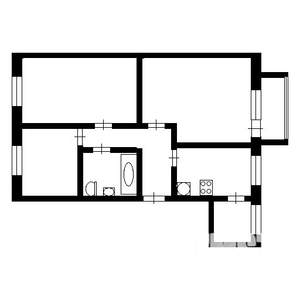 3-к квартира, вторичка, 63м2, 5/5 этаж