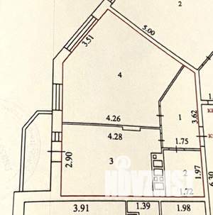 1-к квартира, вторичка, 42м2, 14/18 этаж