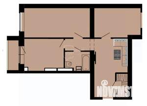 2-к квартира, сданный дом, 66м2, 7/8 этаж
