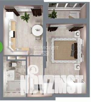 1-к квартира, вторичка, 40м2, 15/17 этаж
