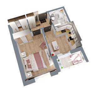 1-к квартира, строящийся дом, 37м2, 15/17 этаж