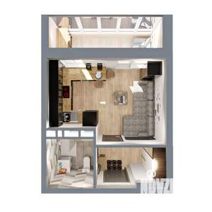 Студия квартира, вторичка, 26м2, 17/17 этаж