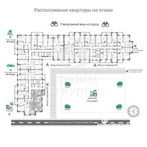 3-к квартира, вторичка, 101м2, 7/17 этаж