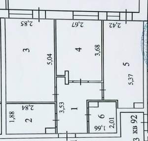 2-к квартира, вторичка, 51м2, 10/19 этаж