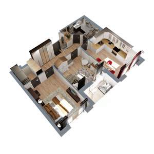 2-к квартира, строящийся дом, 59м2, 1/17 этаж